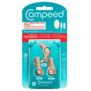 Compeed, plastry na pęcherze, hydrokoloidowe, Mix, 5 szt. - zdjęcie produktu