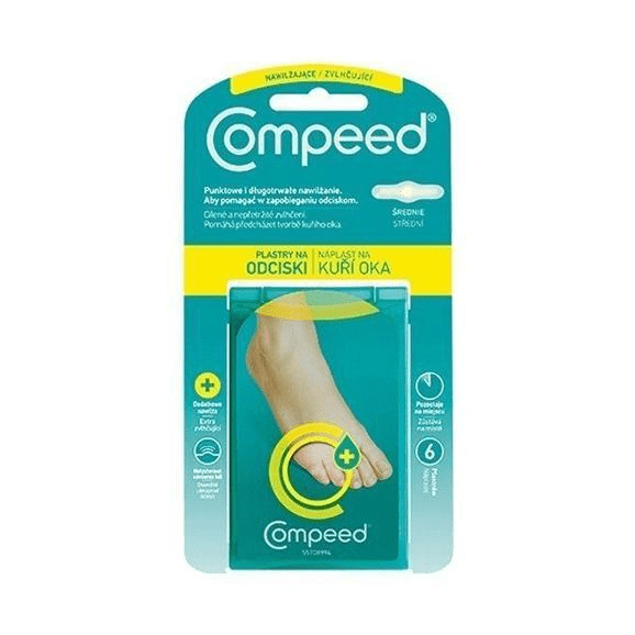 Compeed, plastry na odciski nawilżające, 6 szt. Compeed, plastry na odciski nawilżające, 6 szt. - zdjęcie produktu
