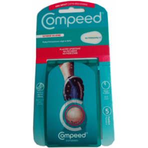 Compeed, plastry sportowe na pęcherze na podeszwie stóp, 5 szt. - zdjęcie produktu