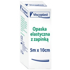 Opaska elastyczna Viscoplast, 5 m x 10 cm, 1 szt. - zdjęcie produktu