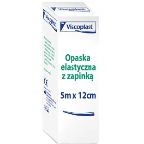 Opaska elastyczna Viscoplast, 5 m x 12 cm, 1 szt. - zdjęcie produktu
