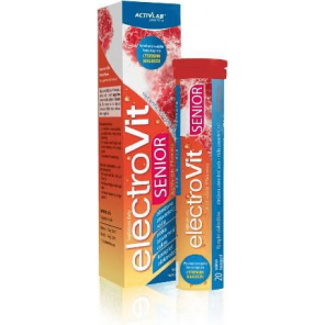 Activlab ElectroVit Senior, tabletki, smak malinowy, 20 szt. - zdjęcie produktu