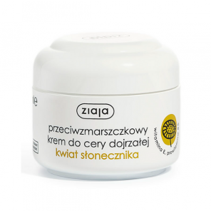 Ziaja, krem przeciwzmarszczkowy do cery dojrzałej, kwiat słonecznika, 50 ml - zdjęcie produktu