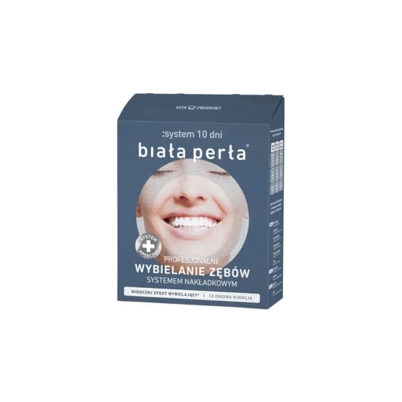 Biała Perła, zestaw do profesjonalnego wybielania zębów systemem nakładkowym, 10 dniowa kuracja Biała Perła, zestaw do profesjonalnego wybielania zębów systemem nakładkowym, 10 dniowa kuracja - zdjęcie produktu