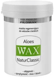 WAX Pilomax, Aloes, maska regenerująca do włosów cienkich, 240 ml