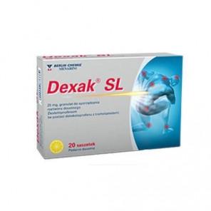 Dexak SL, 25 mg, granulat do sporządzenia roztworu doustnego w saszetkach, 20 szt. - zdjęcie produktu