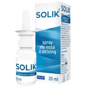 Solik, spray do nosa z ektoiną, 20 ml - zdjęcie produktu