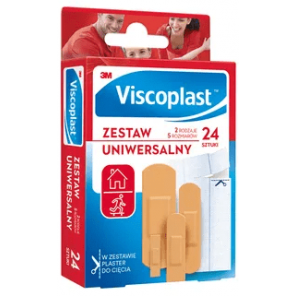 Plastry Viscoplast, Zestaw Uniwersalny, 24 szt. - zdjęcie produktu