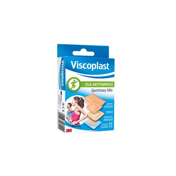 Plastry Viscoplast, Sportowy Mix, 15 szt. Plastry Viscoplast, Sportowy Mix, 15 szt. - zdjęcie produktu