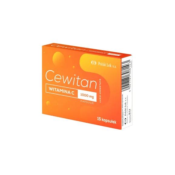 Cewitan Witamina C 1000 mg, kapsułki, 15 szt. Cewitan Witamina C 1000 mg, kapsułki, 15 szt. - zdjęcie produktu