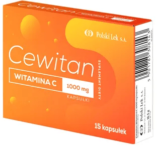 Cewitan Witamina C 1000 mg, kapsułki, 15 szt.