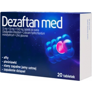 Dezaftan med, 20 tabl. do ssania - zdjęcie produktu