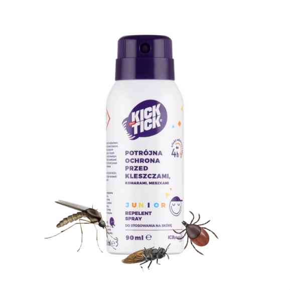 Kick the Tick Junior, spray na kleszcze, komary i meszki , 90 ml - zdjęcie produktu