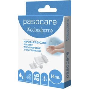 Pasocare, plastry wodoodporne Plus, 14 szt. - zdjęcie produktu