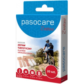 Pasocare, turystyczny zestaw plastrów hipoalergicznych , 20 szt. - zdjęcie produktu