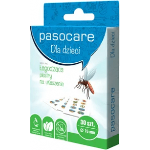 Pasocare Dla Dzieci, łagodzące plastry na ukąszenia, 30 szt. - zdjęcie produktu