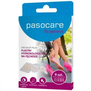 Pasocare Specialist Plus, plastry na pęcherze, hydrokoloidowe, 9 szt. - zdjęcie produktu
