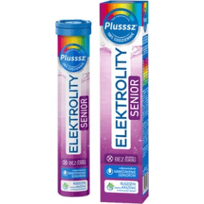 Plusssz Elektrolity Senior 100% Complex, tabletki musujące, 24 szt. - zdjęcie produktu