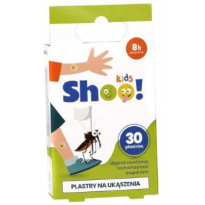 Shoo! Kids, plastry na ukąszenia, 30 szt. - zdjęcie produktu