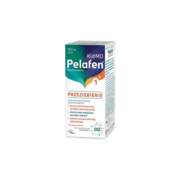 Pelafen Kid MD Przeziębienie, syrop, 100 ml Pelafen Kid MD Przeziębienie, syrop, 100 ml - zdjęcie produktu