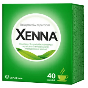 Xenna, zioła na zaparcia, fix, 40 szt. - zdjęcie produktu