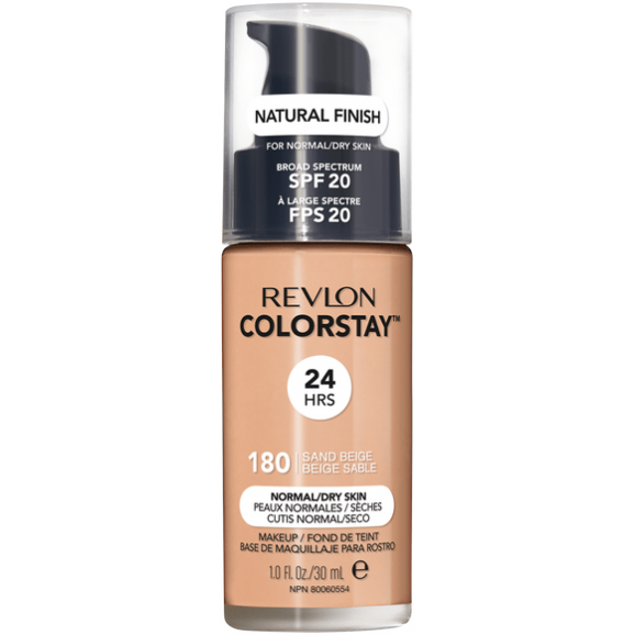Podkład w płynie Revlon ColorStay For Normal/Dry Skin SPF 20 180 SAND BEIGE Podkład w płynie Revlon ColorStay For Normal/Dry Skin SPF 20 180 SAND BEIGE - zdjęcie produktu