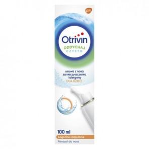 Otrivin Oddychaj Czysto, aerozol do nosa, dla dzieci od 2 tygodnia, 100 ml - zdjęcie produktu
