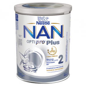 Nestle NAN Optipro Plus 2 HMO, mleko następne dla niemowląt po 6 miesiącu, 800 g - zdjęcie produktu