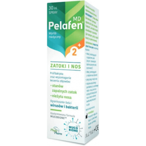 Pelafen MD Zatoki i Nos, spray, 30 ml - zdjęcie produktu