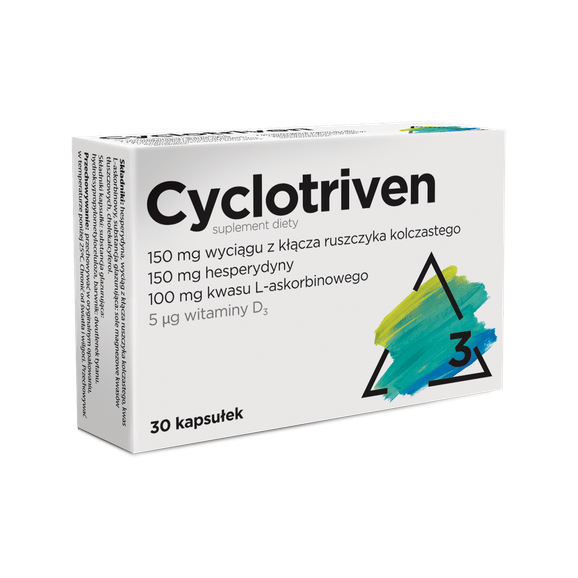 Cyclotriven, kapsułki, 30 szt. Cyclotriven, kapsułki, 30 szt. - zdjęcie produktu