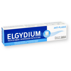 Elgydium Anti Plaque, pasta do zębów, antybakteryjna, 75 ml - zdjęcie produktu