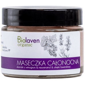 Biolaven Organic maseczka całonocna do twarzy, 45 ml - zdjęcie produktu