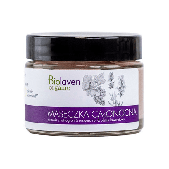 Biolaven Organic maseczka całonocna do twarzy, 45 ml Biolaven Organic maseczka całonocna do twarzy, 45 ml - zdjęcie produktu