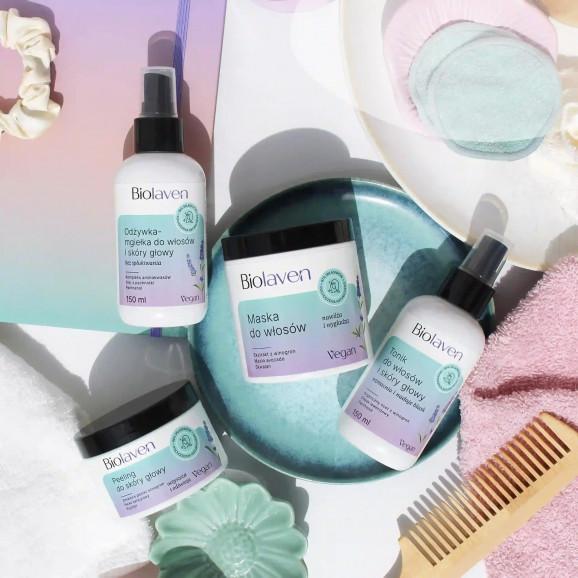 BIOLAVEN Tonik do włosów i skóry głowy z octem winogronowym (150 ml) BIOLAVEN Tonik do włosów i skóry głowy z octem winogronowym (150 ml) - zdjęcie produktu