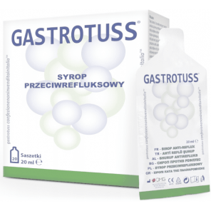 Gastrotuss, syrop przeciw refluksowi, saszetki, 20 x 20 ml - zdjęcie produktu