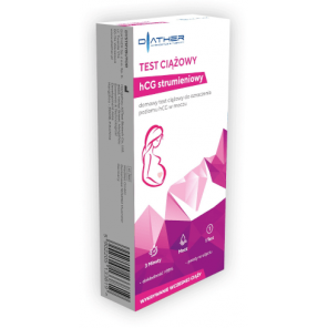 Test Diather Ciążowy Ultraczuły strumieniowy, 1 szt. - zdjęcie produktu