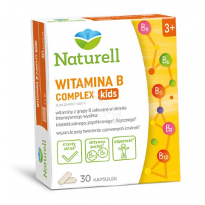 Naturell Witamina B Complex kids, kapsułki, 30 szt. - zdjęcie produktu