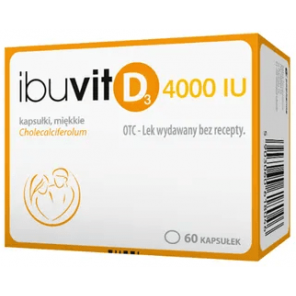 Ibuvit D3 4000 IU, kapsułki miękkie, 60 szt. - zdjęcie produktu