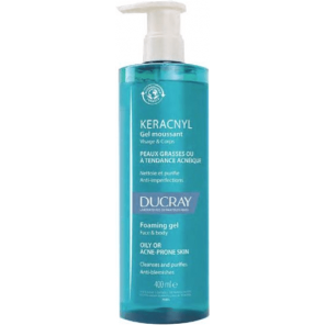Ducray Keracnyl, żel myjący, 400 ml - zdjęcie produktu