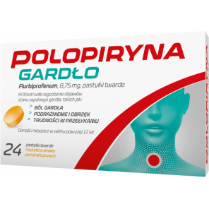 Polopiryna Gardło, pastylki, 24 szt. - zdjęcie produktu