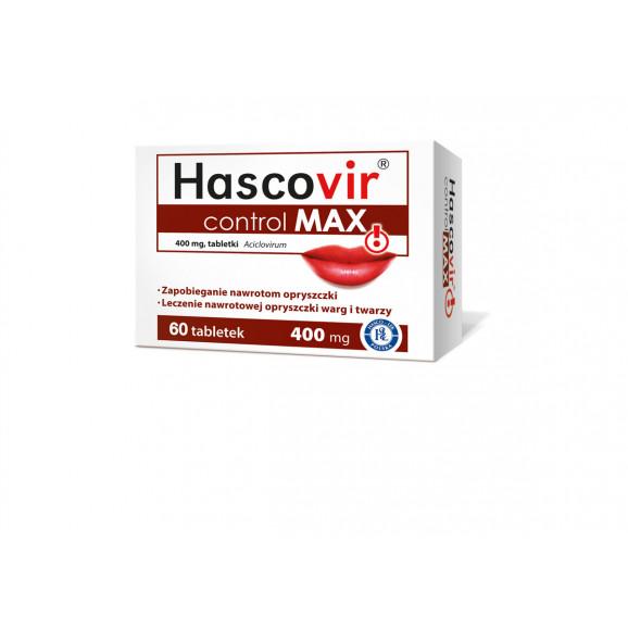Hascovir Control Max 400 mg, 60 tabletek - zdjęcie produktu