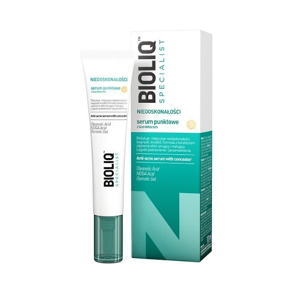 Bioliq Specialist Niedoskonałości, serum punktowe z korektorem, 10 ml Bioliq Specialist Niedoskonałości, serum punktowe z korektorem, 10 ml - zdjęcie produktu
