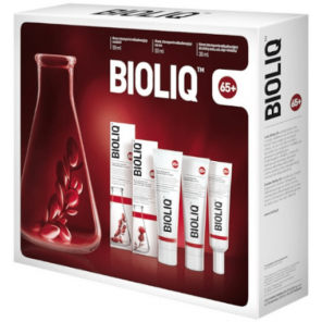 Bioliq 65+ zestaw, krem odbudowujący na dzień, 50 ml + krem odbudowujący na noc, 50 ml + krem do skóry oczu, ust, szyi i dek - zdjęcie produktu