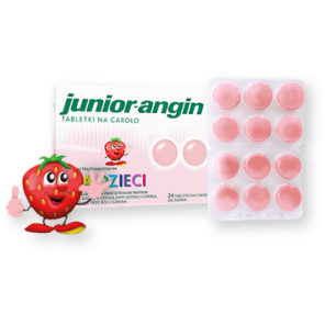 Junior angin, tabletki na gardło, 24 szt. - zdjęcie produktu