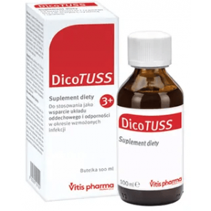DicoTUSS, płyn, powyżej 3 lat, 100 ml - zdjęcie produktu