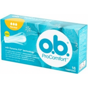 Tampony o.b. ProComfort normal, 16 szt. - zdjęcie produktu