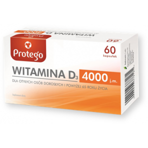 Protego Witamina D 4000, kapsułki elastyczne, 60 szt. - zdjęcie produktu