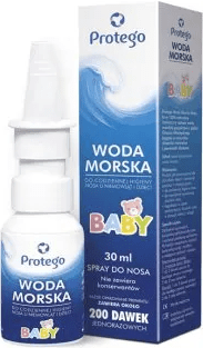 Protego Woda Morska Baby, spray do nosa dla dzieci i niemowląt, 30 ml