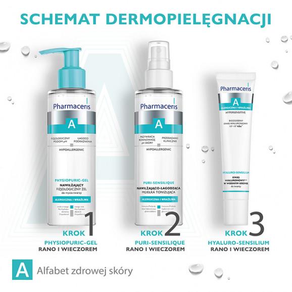 Pharmaceris A Physiopuric-Gel nawilżający żel do mycia twarzy i oczu (190 ml) Pharmaceris A Physiopuric-Gel nawilżający żel do mycia twarzy i oczu (190 ml) - zdjęcie produktu
