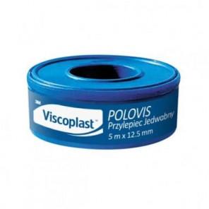 Viscoplast Polovis, przylepiec jedwabny, 5 m x 12,5 mm, 1 szt. - zdjęcie produktu